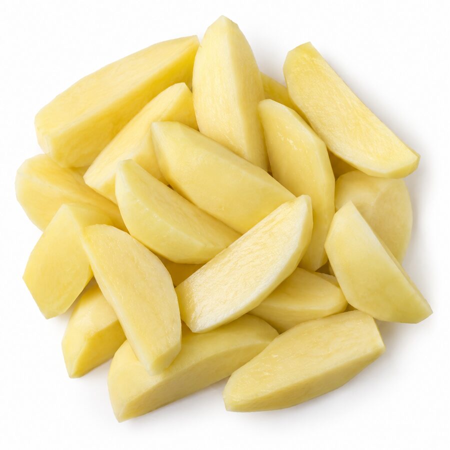Wedges · peeled