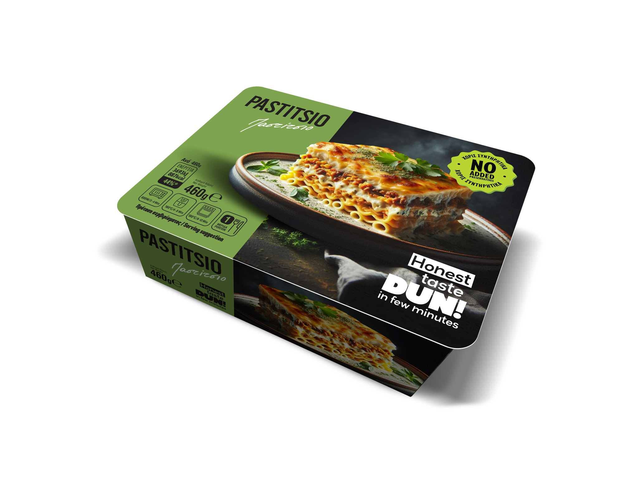 Pastitsio · 460 g in its DUN! pack
