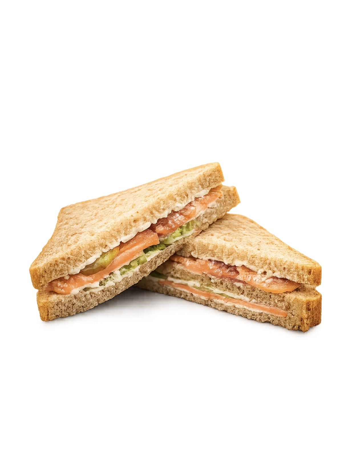 Smoked salmon & cream cheese brown Pullman · 150 g